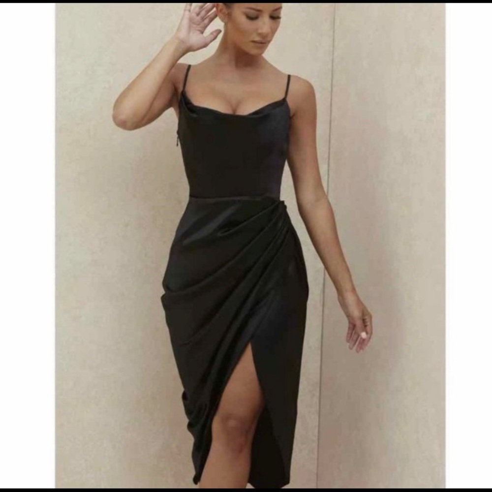 House of cb black dress